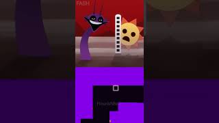 Scary Scanner Durple and Simon  FASH  Incredibox Sprunki  Glow Bouncing Square [upl. by Ellicott]