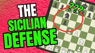 THE SICILIAN DEFENSE EXPLAINED ♟️chess chessgame chessopening [upl. by Fritts]