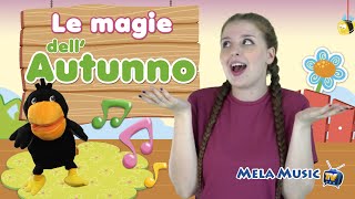 Lautunno con Aurora e Theo  Canzoni per bambini MelaEducational [upl. by Leiand59]