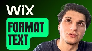 How Can I Format Text On Wix Website [upl. by Tayyebeb111]