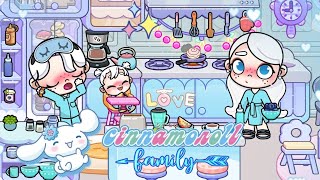 ☁Cinnamoroll Family Morning Routine Vlog💙 l Whimsy Avatar World [upl. by Trefler]