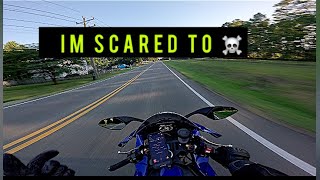 Beginner Impressions of Riding a Motorcycle   Yamaha R1 POV [upl. by Reggie]