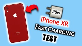 iPhone xr fast charging test 20w  iphone xr fast charger iphone xr charging time with fast charger [upl. by Monah]