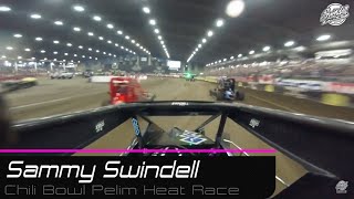 Chili Bowl Nationals  Sammy Swindell Wednesday Night Heat Race  11619 [upl. by Jasper]