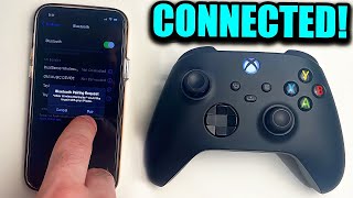 How To Connect Xbox Controller To Phone 100 Works on iPhone iPad Or Android Phones [upl. by Scever]