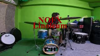 NOFX  LINOLEUM  DRUM COVER [upl. by Tsirhc928]