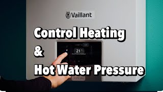 VAILLANT BOILER controls  no heating  hot water [upl. by Williamsen]