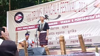 November 8 2024 Garo Folk Song Wangala [upl. by Htebazileharas]