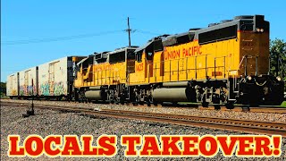 THE LOCALS TAKEOVER THE MAINS WITH 3 DIFFERENT RRs GP POWER SD402 AND MORE [upl. by Anirdua128]