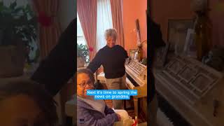 Son surprises mom grandma with pregnancy announcement gender reveal  Humankind Shorts [upl. by Giulia]