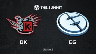 DK vs EG The Summit Grand Final Game 5 [upl. by Dusen]