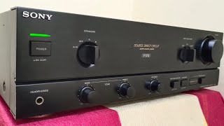 Sony stereo amplifier F170 SOURCE DIRECT CIRCUT 3030 watt 8 ohms [upl. by Eatnoed]