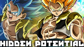 EZA Rainbow Super Saiyan Gogeta SS Blue Hidden Potential Analysis  DragonBall Z  Dokkan Battle [upl. by Bushey]