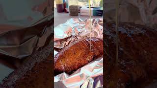 Basting A Smoked Turkey With Butter And Honey  By BBQ FIENDS turkey butter honey smokedmeat [upl. by Raffo]