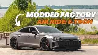 CAN THE AUDI ETRON FACTORY AIR RIDE GO LOWER [upl. by Caldera]