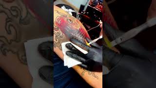 TEBORI TATTOO tebori oriental carpa tattoo tatuagem mistertrends 50k [upl. by Marks]