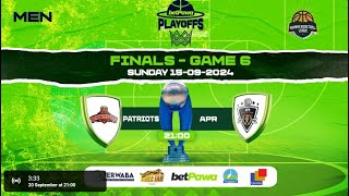 betPawaPlayoffs 2024 FINALS GAME 5  PATRIOTS BBC vs APR BBC [upl. by Daveen]