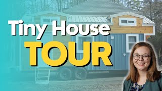 They Said It Couldnt Be Done Tour of Beautiful DIY Tiny House [upl. by Nilhtac19]