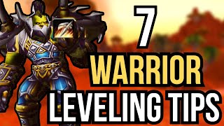 7 Tips I Wish I Knew About Leveling A Warrior  WoW Classic [upl. by Furiya]