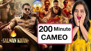 Salman Khan Singham Again 200 Minute Cameo  Deeksha Sharma [upl. by Nassah]