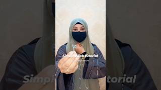 Hijab tutorial for beginners hijabtutorial youtubeshorts trending [upl. by Sherurd]