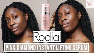 RODIAL PINK DIAMOND INSTANT LIFTING SERUM  GLOWY HYDRATED SKIN  REAL DIAMOND POWDER  byalicexo [upl. by Nedda40]