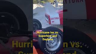 Hurricane Ian vs Superbird and Daytona Charger shorts [upl. by Intosh]