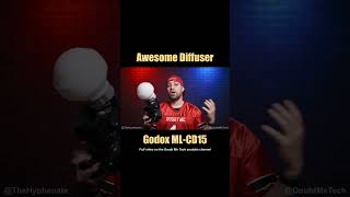 Best Speedlight Flash Modifier  Godox MLCD15 Dome Diffuser  Review [upl. by Neelak30]