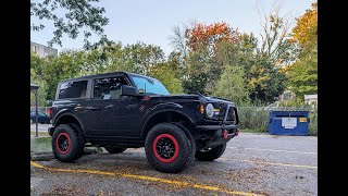 Bronco Eibach Pro Truck 20 Coilovers Test [upl. by Tirrell]