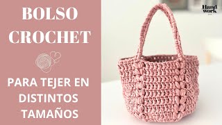 Cómo tejer BOLSO a crochet fácil  Handwork Diy [upl. by Sairacaz]