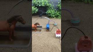 Mini tractor project mini motor water pump science project cow bathed video  159 [upl. by Krongold]