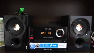 Micro System Philips MCM1150X78  CD MP3 Entrada USB direct  15W [upl. by Hsakiv913]