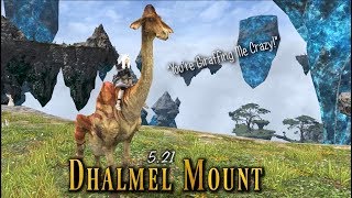 FFXIV Dhalmel Mount [upl. by Oiziruam]