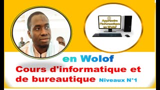 Cours dinformatique et de bureautique Niveaux N°1 [upl. by Allianora]