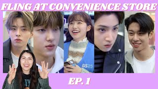 Fling at Convenience Store Ep 1 Reaction [upl. by Ahseirej]