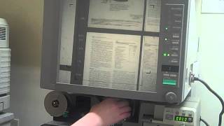 Microfilm Printing Instruction [upl. by Lucilla]