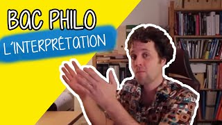 Philo Terminale  Linterprétation ancien bac [upl. by Hewie554]