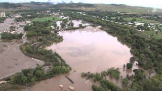 West Longmont Lyons Aerial Footage 9 13 13 [upl. by Marlane]