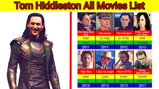 Tom Hiddleston All Hits amp Flops Movies List  tomhiddleston avengers theavengers loki [upl. by Ethban]