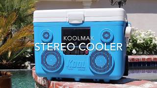 Koolmax Portable Cooler with BuiltIn Stereo CaE065A at California Car Cover [upl. by Ecinhoj595]