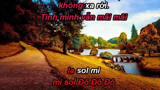 cảm âm karaoke biệt khúc chờ nhau [upl. by Eiramadnil793]