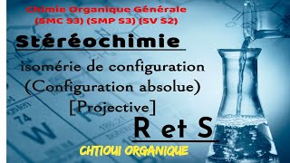 Stéréochimie  Configuration absolue R et S Projective exercices [upl. by Beryl]