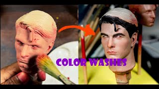 Painting Superman Returns Sculpt  Brandon Routh  by Waruna Weligamage  Part 01  How To [upl. by Chlores540]