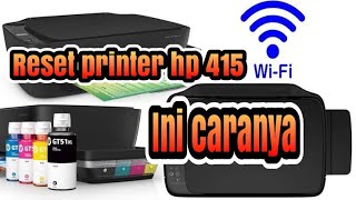 Cara reset printer hp 415 319 [upl. by Elpmid995]