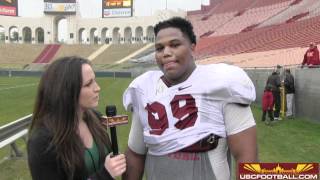 USC redshirt freshman defensive tackle Antwaun Woods [upl. by Acacia]