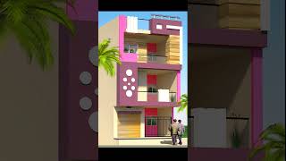 House Front Elevation Design 2024 PiyushPanchal home [upl. by Eineeuq]