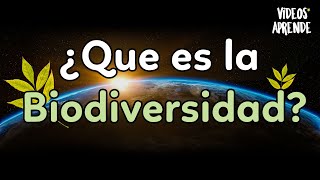 ¿Qué es la biodiversidad  Videos Aprende [upl. by Adi]