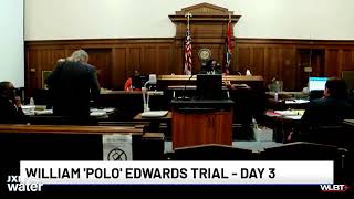 Day 3 of the William Polo Edwards Trial on WLBT [upl. by Eshelman]