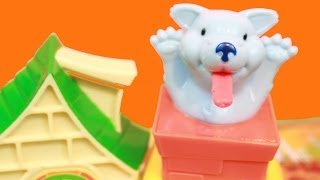 Play Doh The Story of the 3 Three Little Pigs Big Wolf [upl. by Nilyahs]