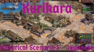 Kurikara  Japanese Historical Scenario  AOE2 DE [upl. by Judon91]